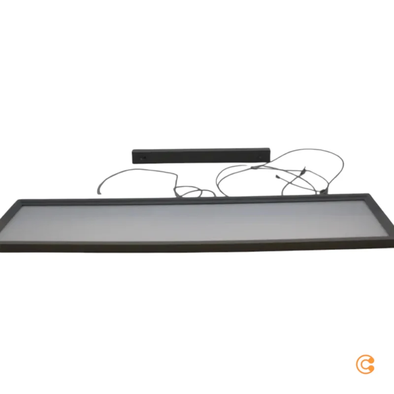 B-Ware Arcchio Pendelleuchte Hängeleuchte LED Dorean Büro silber Metall Arbeitsplatz