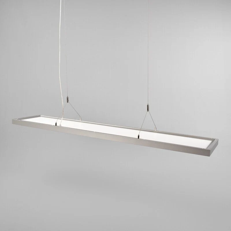 B-Ware Arcchio Pendelleuchte Hängeleuchte LED Dorean Büro silber Metall Arbeitsplatz