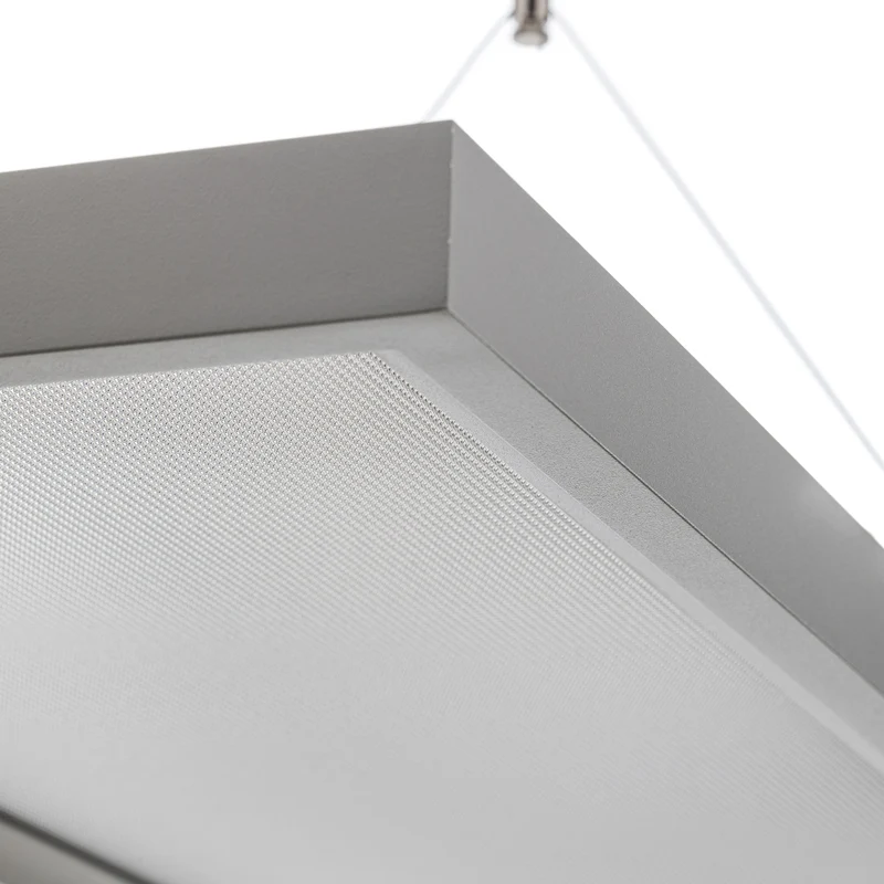 B-Ware Arcchio Pendelleuchte Hängeleuchte LED Dorean Büro silber Metall Arbeitsplatz