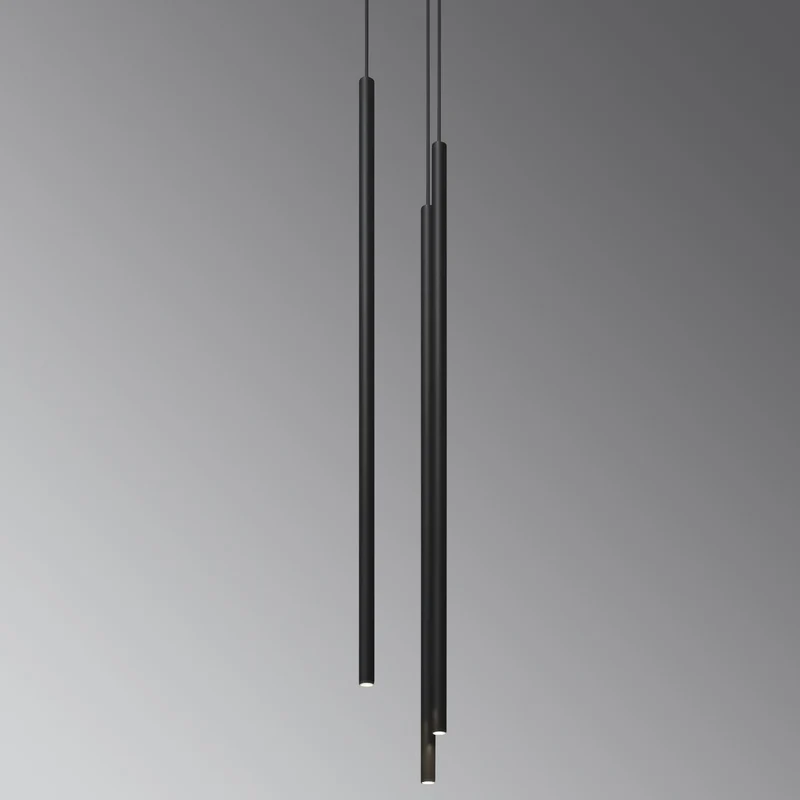 Panzeri To-Be schlanke Pendelleuchte LED Zylinder