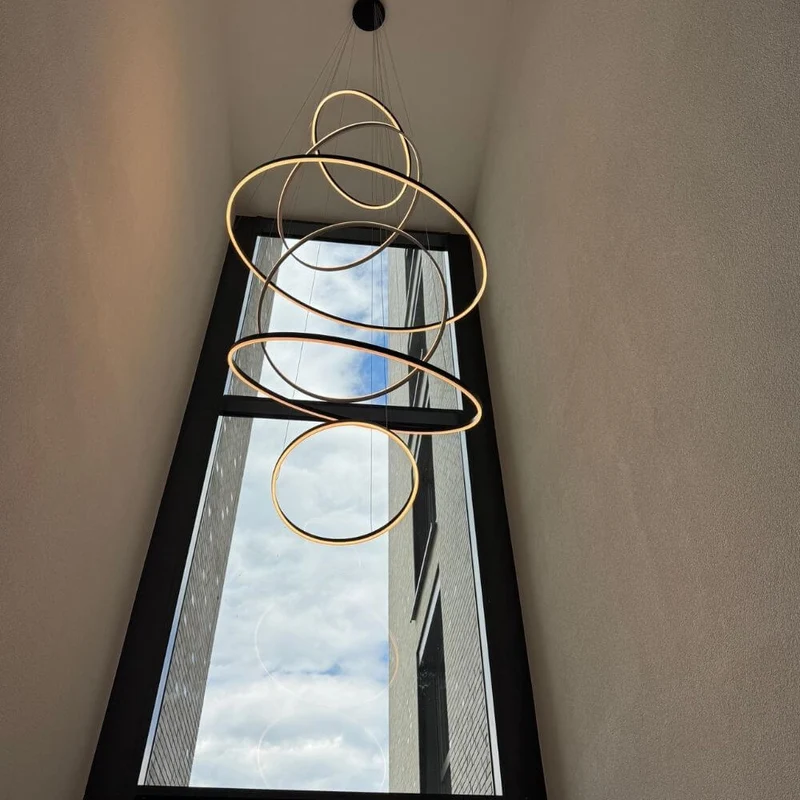 s.luce LED Ring Hängeleuchte Ø 120cm