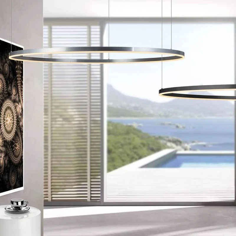 s.luce LED Ring Hängeleuchte Ø 120cm