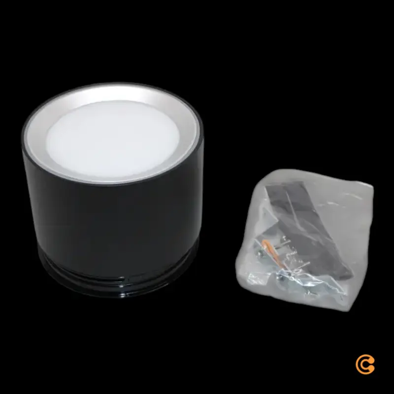 B-Ware Nordlux LED-Bad-Deckenleuchte Einbauleuchte Andre LED IP44 Schwarz 3 STÜCK