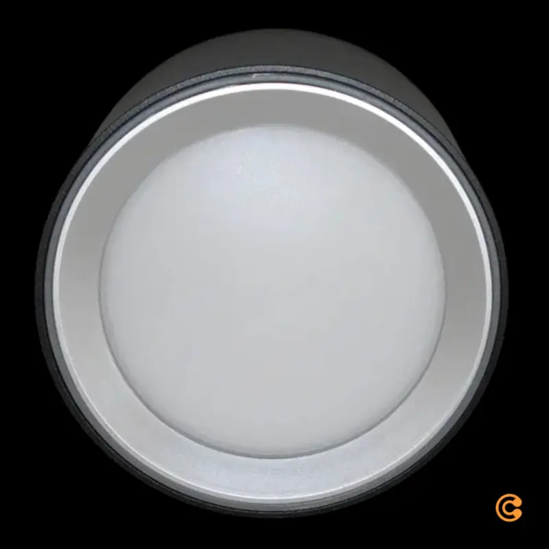 B-Ware Nordlux LED-Bad-Deckenleuchte Einbauleuchte Andre LED IP44 Schwarz 3 STÜCK