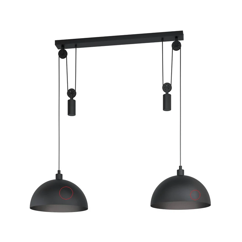 B-Ware EGLO Pendellampe Hängelampe Winkworth schwarz Metall Lampe SIEHE TEXT/FOTO