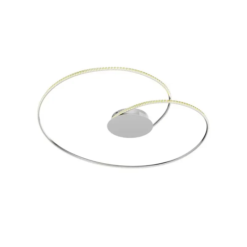 B-Ware Lindby Deckenleuchte Deckenlampe LED Joline Kristall Metall chrom 3 STÜCK