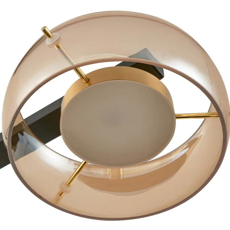 B-Ware Lucande LED Hängeleuchte Pendelleuchte Martis amber 4flg dimmbar SIEHE TEXT/FOTO