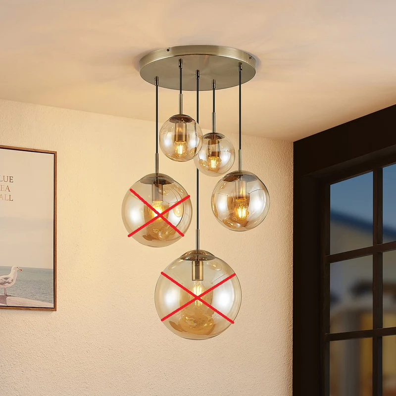B-Ware Lindby Teeja Hängeleuchte Deckenlampe Lampe Pendelleuchte Licht SIEHE TEXT/FOTO