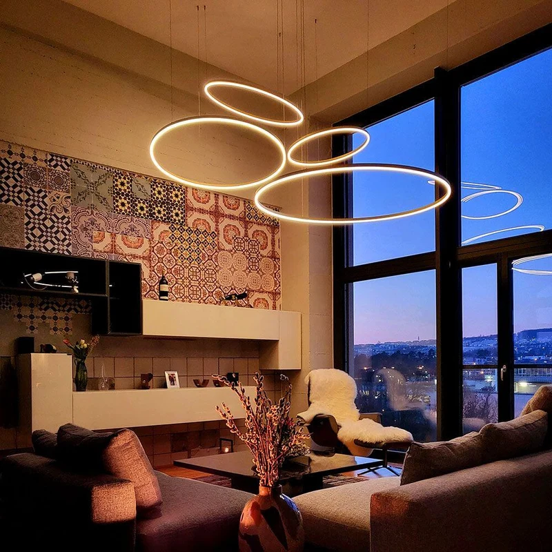 s.luce LED Ring Hängelampe Ø 80cm