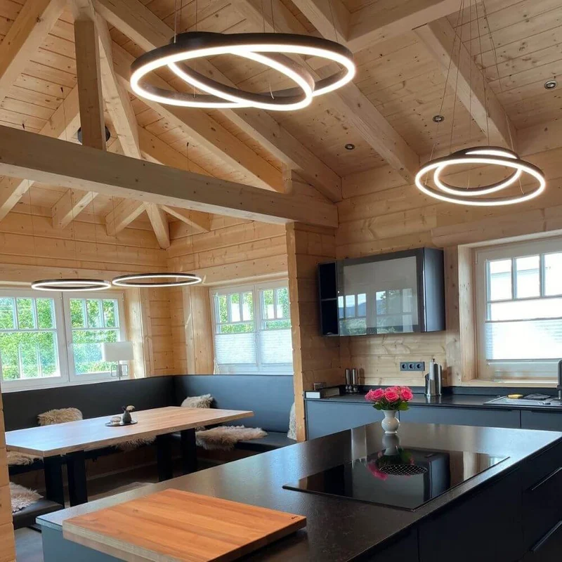 s.luce LED Ring Hängelampe Ø 80cm