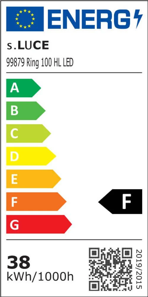 s.luce LED Ring Hängelampe Ø 80cm