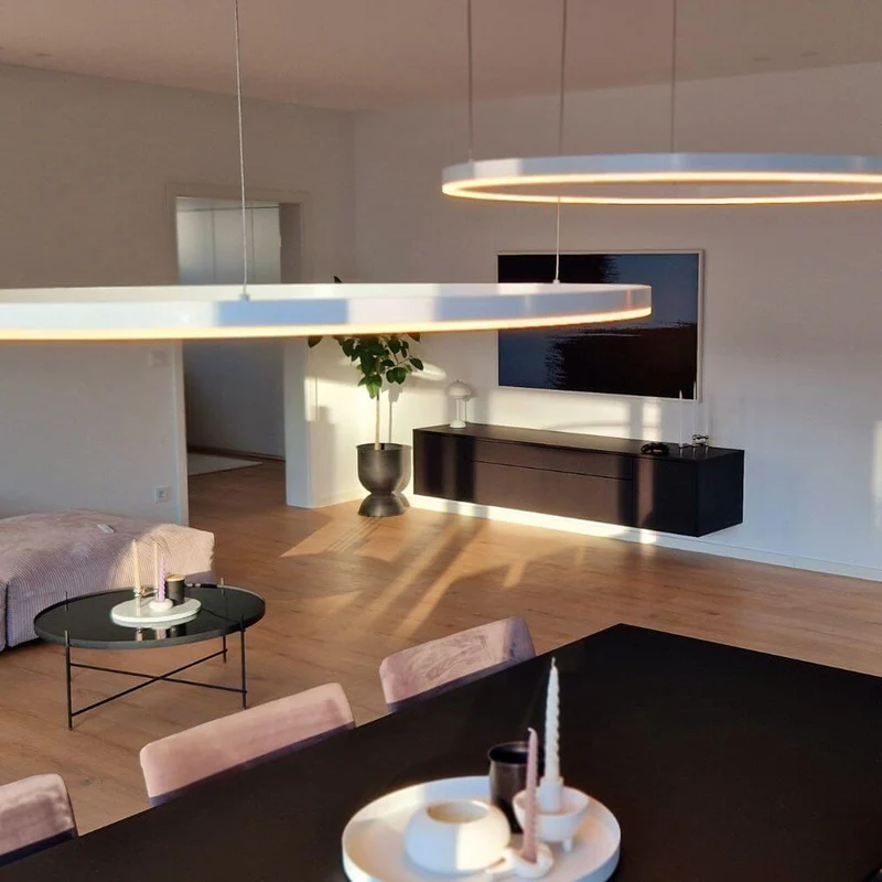s.luce LED Ring Pendelleuchte Ø 40cm