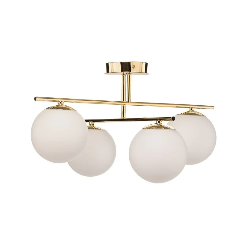 B-Ware Domiluce Aurora Deckenleuchte Lampe gold Glas E14 50cm dimmbar SIEHE TEXT/F391