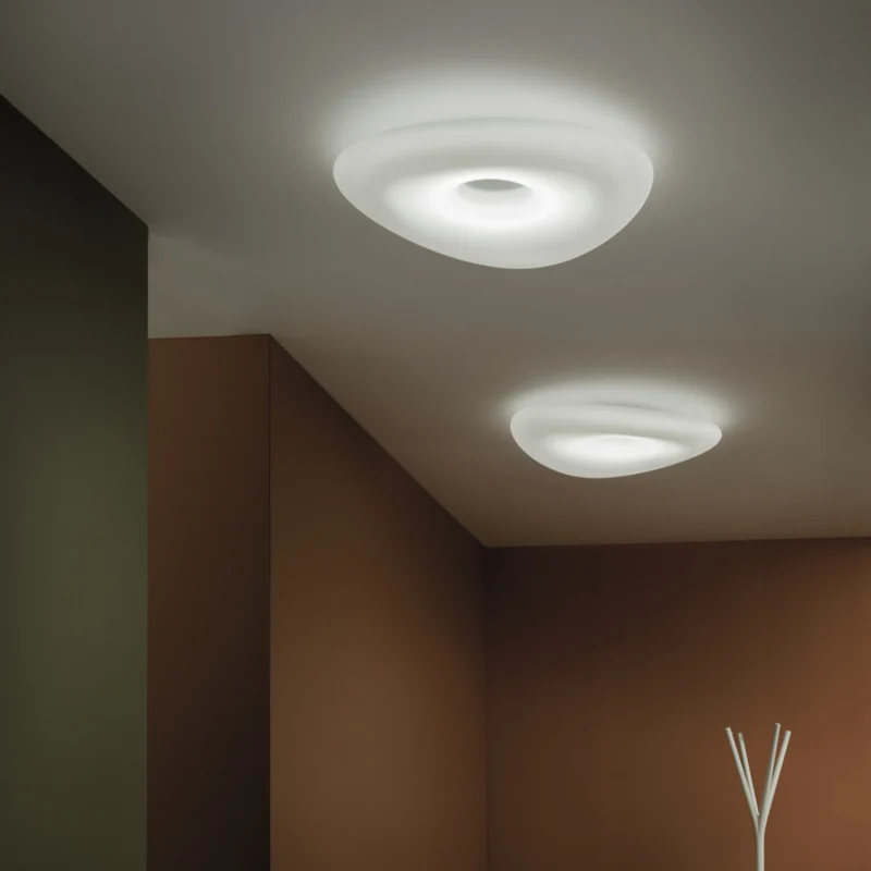 B-Ware Stilnovo Deckenleuchte Lampe LED Mr Magoo Weiß Beleuchtung Designer Italy