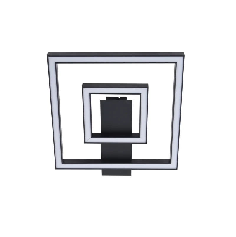 B-Ware Lindby Deckenleuchte Deckenlampe LED Madamo warmweiß Licht schwarz 30 cm