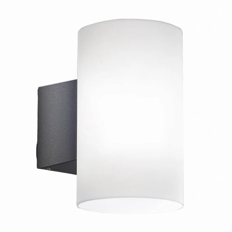 B-Ware AILATI Außenwandleuchte Wandlampe LED Bianca dunkelgrau Kunststoff