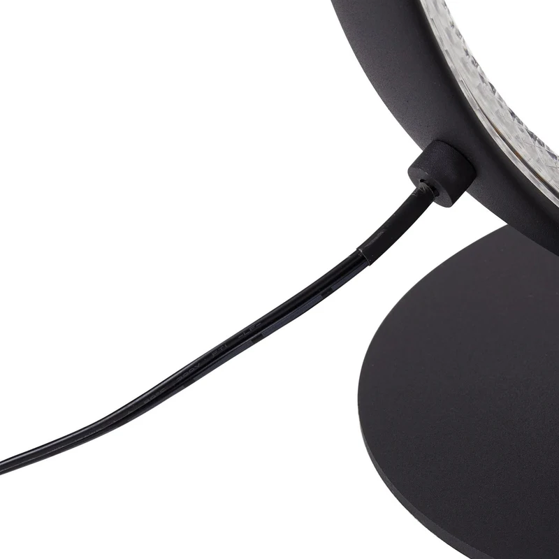 B-Ware Lucande Stehleuchte Standlampe LED Rodado schwarz Beleuchtungskunst Aluminium739