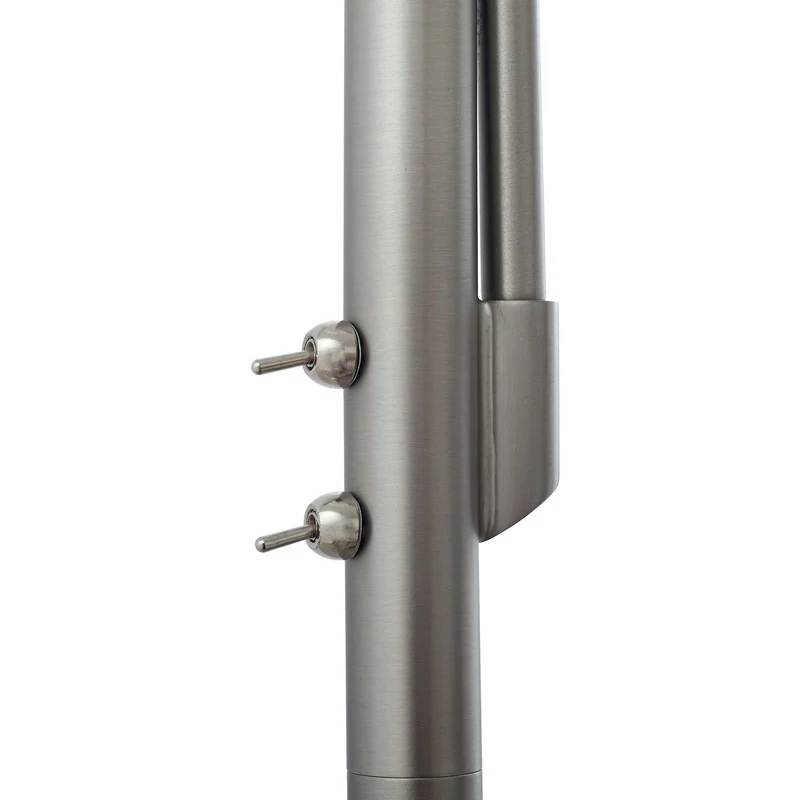 B-Ware Lindby Stehleuchte Standlampe Leselampe weiß Textil 170cm Leselicht Lampe Spot