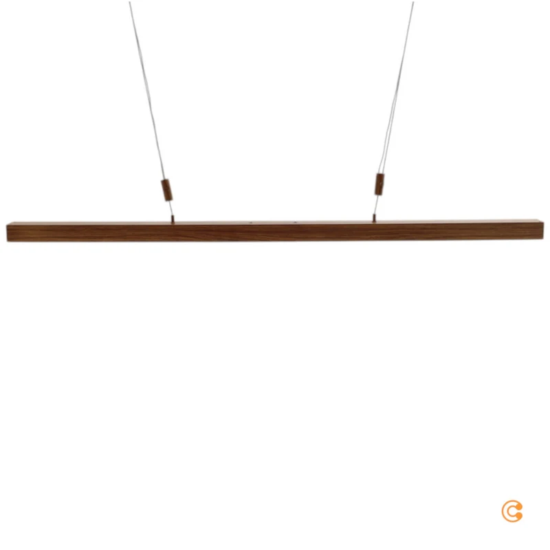 B-Ware Paul Neuhaus LED Hängelampe Pendelleuchte Adriana Touchfunktion dimmbar Holzdeko