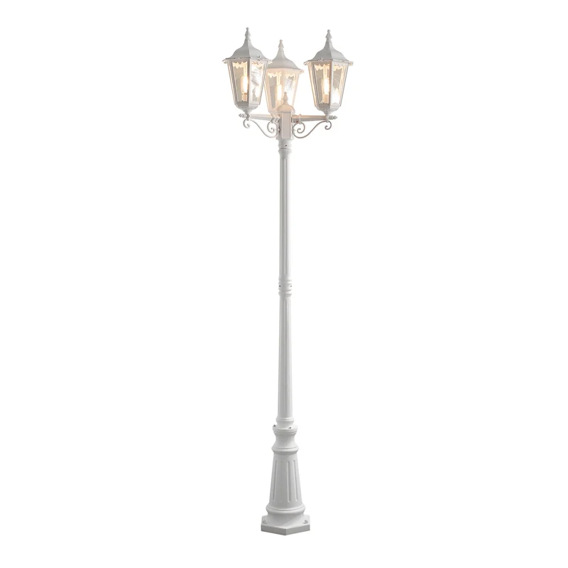 Konstsmide Mastleuchte Außenleuchte Firenze Mastlampe weiß SIEHE TEXT/FOTO