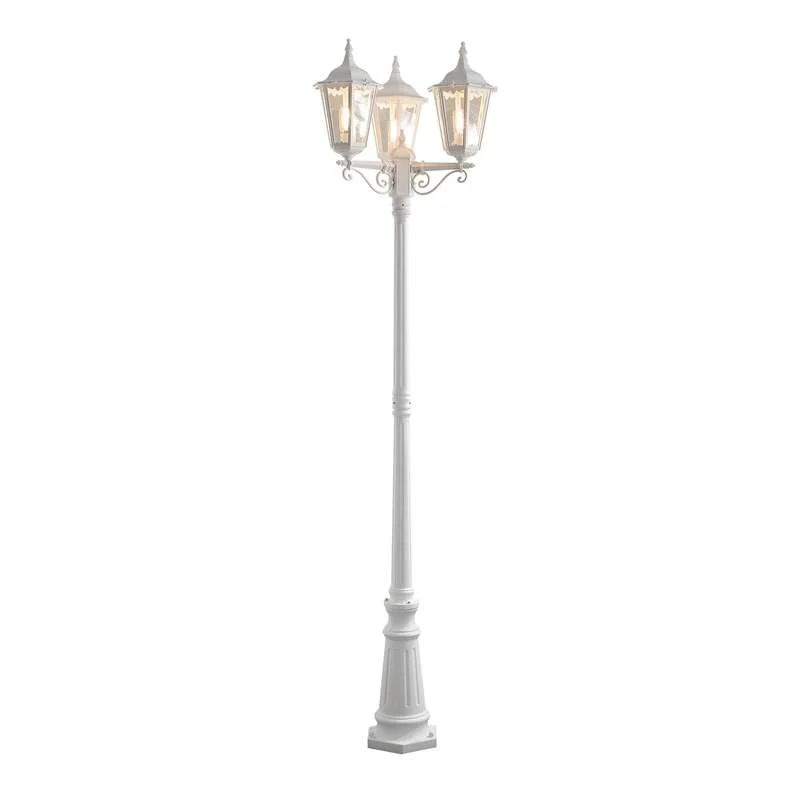 Konstsmide Mastleuchte Außenleuchte Firenze Mastlampe weiß SIEHE TEXT/FOTO
