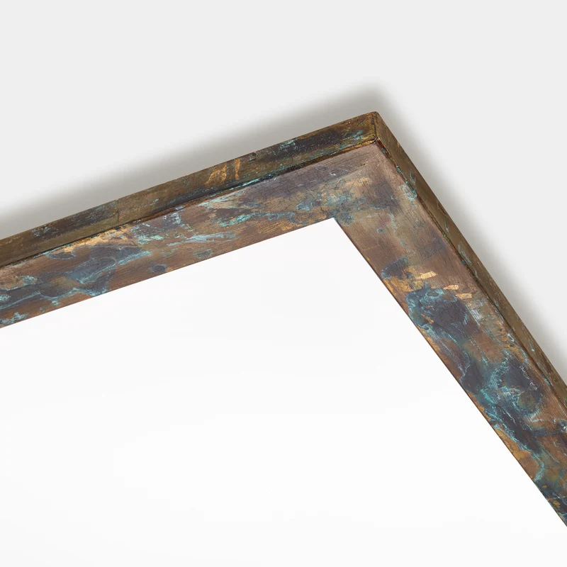 B-Ware Quitani LED Panel Leuchte Aurinor LED Deckenleuchte goldfarbig patiniert 45 cm