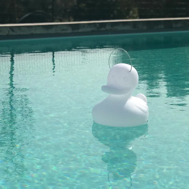 Schwimmfähige Akku-LED-Leuchte Duck-Duck S Gelb