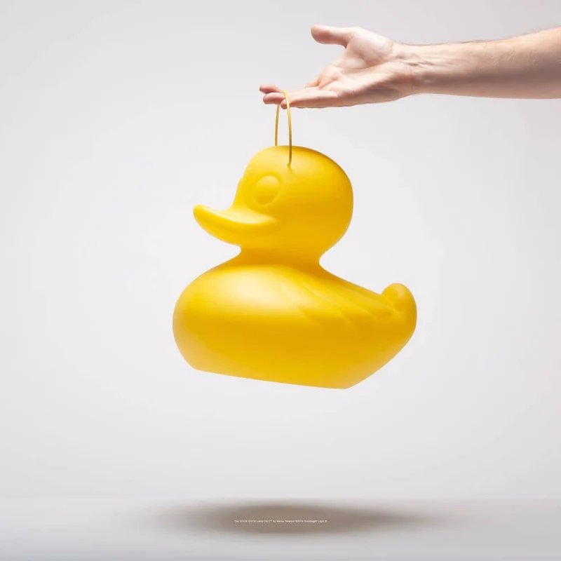 Schwimmfähige Akku-LED-Leuchte Duck-Duck S Gelb