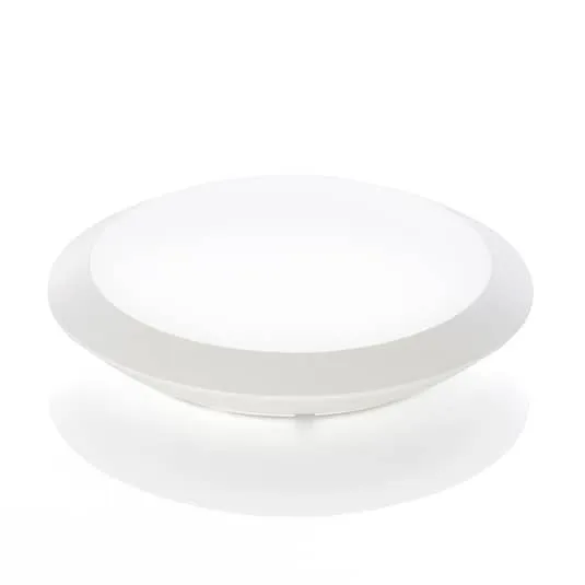 B-Ware Lampenwelt LED-Außendeckenlampe Außendeckenleuchte Naira m. Sensor weiß