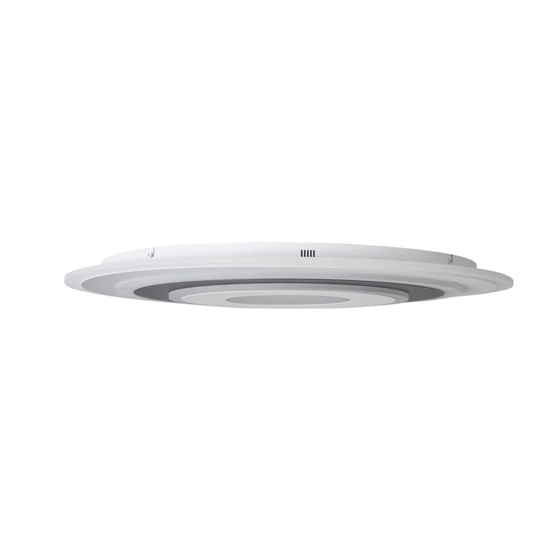B-Ware Lindby Deckenleuchte Deckenlampe LED Rebeka rund weiss schwarz Acryl Metall