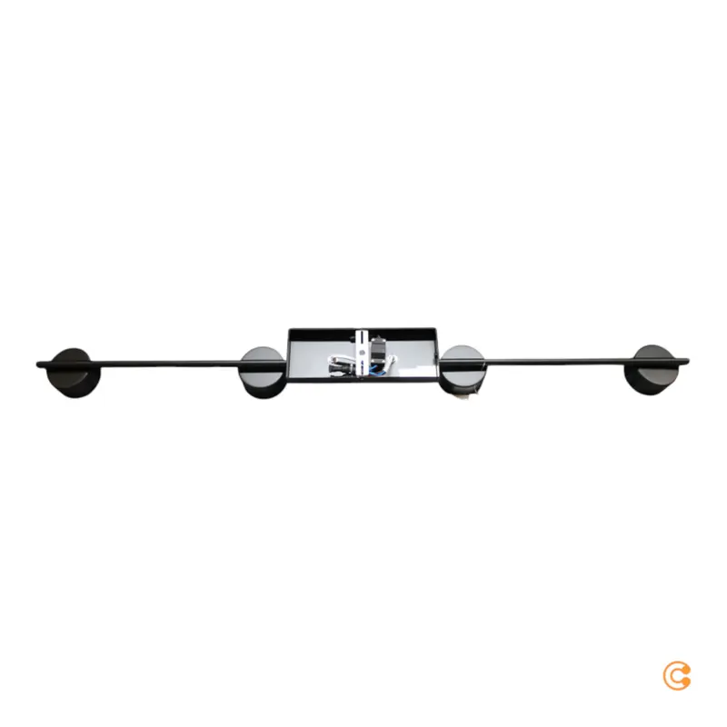 B-Ware Nordlux Deckenleuchte Lampe Clyde LED vierflammig dimmbar schwarz