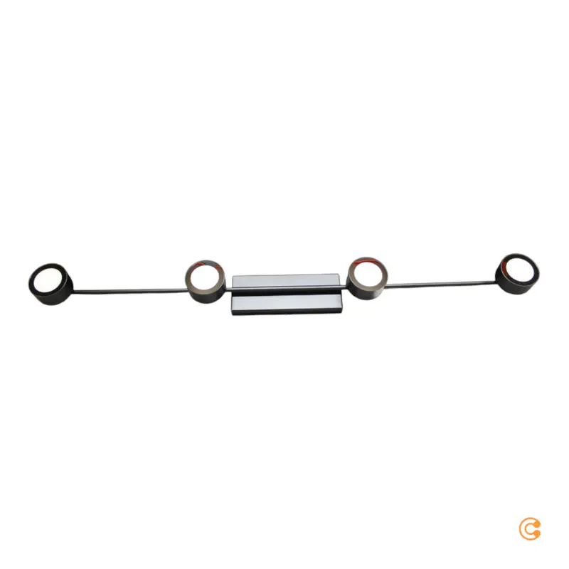 B-Ware Nordlux Deckenleuchte Lampe Clyde LED vierflammig dimmbar schwarz