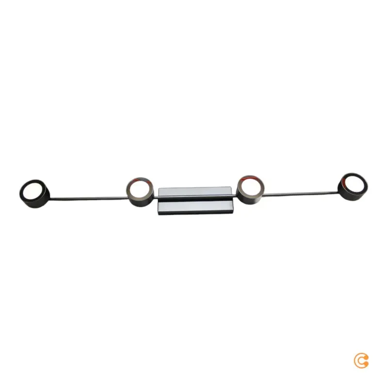 B-Ware Nordlux Deckenleuchte Lampe Clyde LED vierflammig dimmbar schwarz