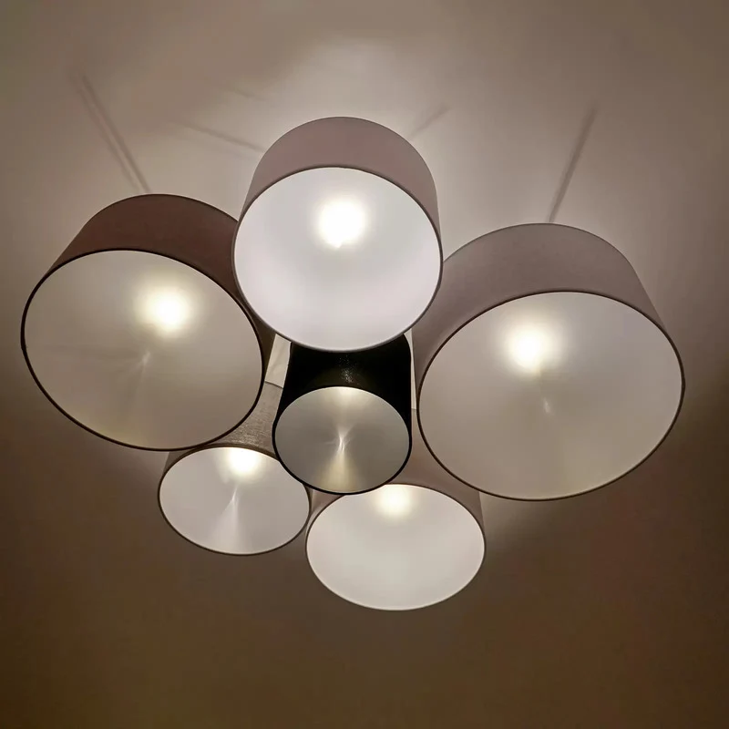 B-Ware Euluna Lodge Deckenleuchte 6-flg.multicolour Deckenlampe Lampe Leuchte Spot