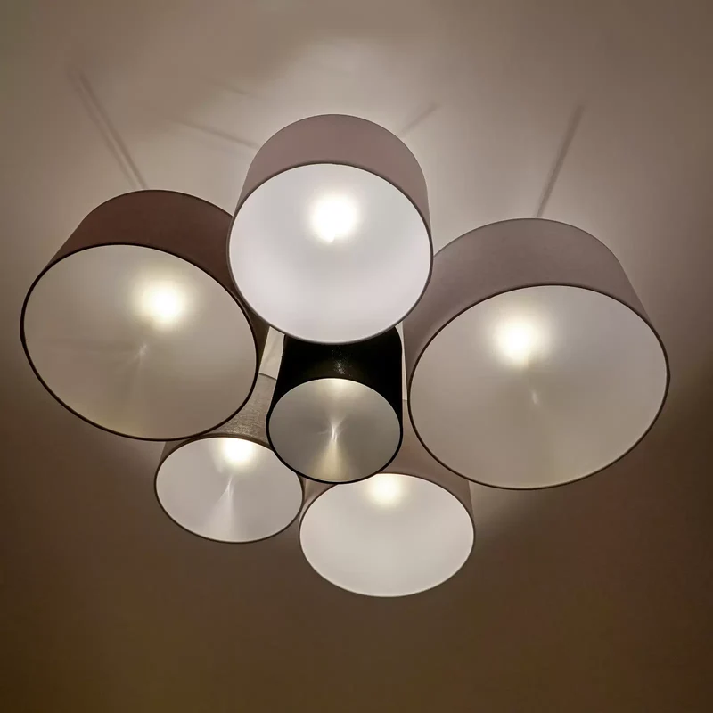 B-Ware Euluna Lodge Deckenleuchte 6-flg.multicolour Deckenlampe Lampe Leuchte Spot