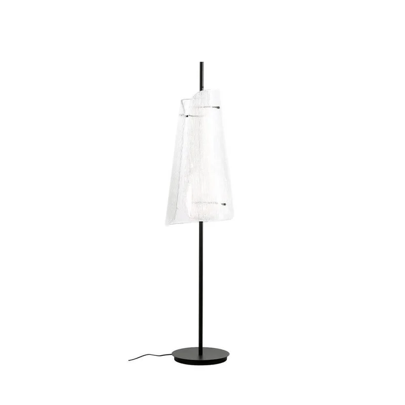 Pulpo LED Stehlampe Bent Two Glass