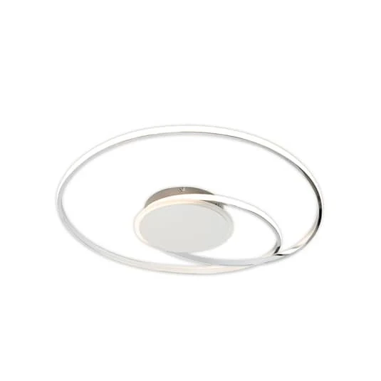 B-Ware Lindby Deckenleuchte Deckenlampe LED chrom Leuchte Lampe dimmbar warmweiß 60464