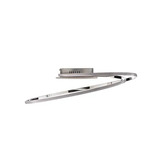 B-Ware Lindby Deckenleuchte Deckenlampe LED chrom Leuchte Lampe dimmbar warmweiß 60464