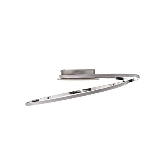 B-Ware Lindby Deckenleuchte Deckenlampe LED chrom Leuchte Lampe dimmbar warmweiß 60464
