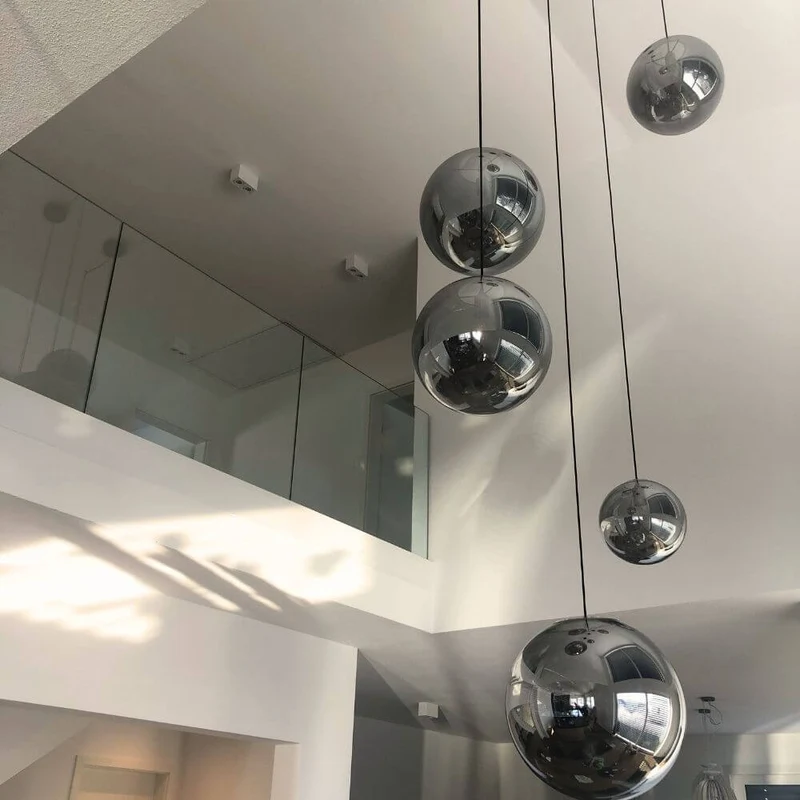 s.luce Orb Glaskugel Galerieleuchte 5m Abhängung