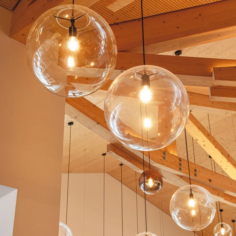 s.luce Orb Glaskugel Galerieleuchte 5m Abhängung