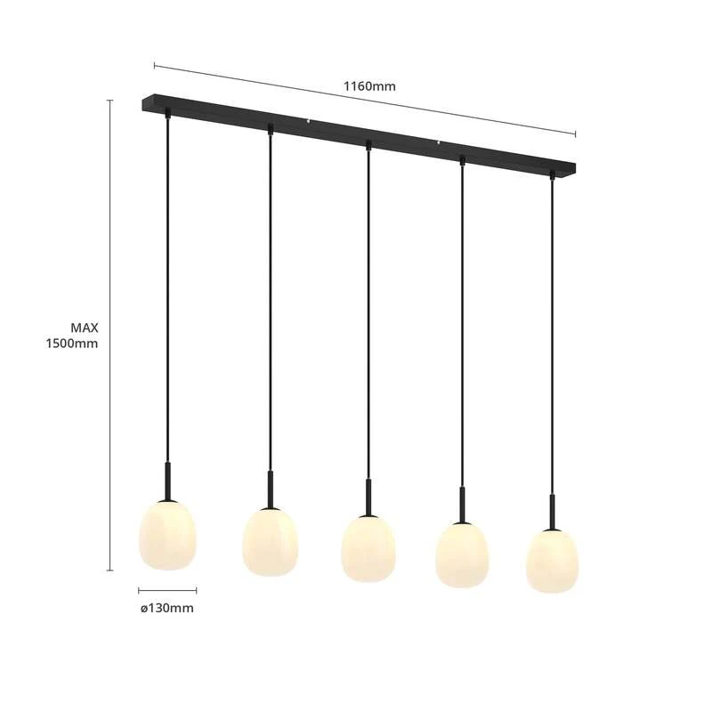B-Ware Lindby Etiena Pendelleuchte Deckenlampe Hängeleuchte Lampe G9 SIEHE TEXT/FOTO