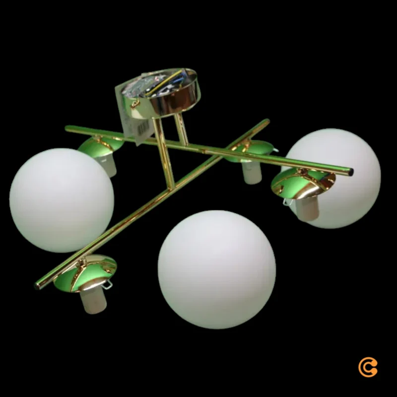 B-Ware Domiluce Deckenleuchte Aurora vierflammig gold Deckenlampe E14 SIEHE TEXT/F634