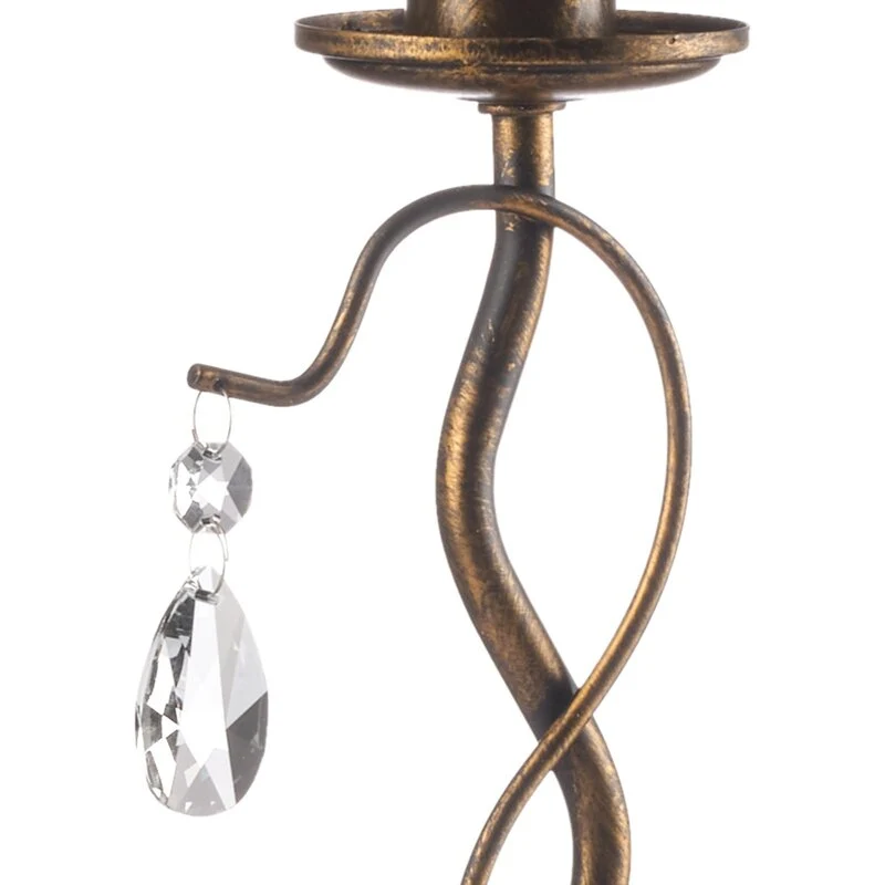 B-Ware ONLI Delia Tischleuchte Leuchte Lampe bronze Eisen 42 cm SIEHE TEXT/FOTO