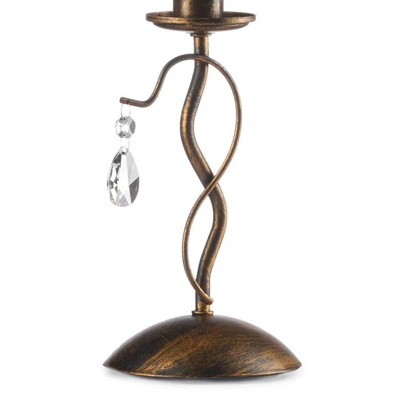 B-Ware ONLI Delia Tischleuchte Leuchte Lampe bronze Eisen 42 cm SIEHE TEXT/FOTO