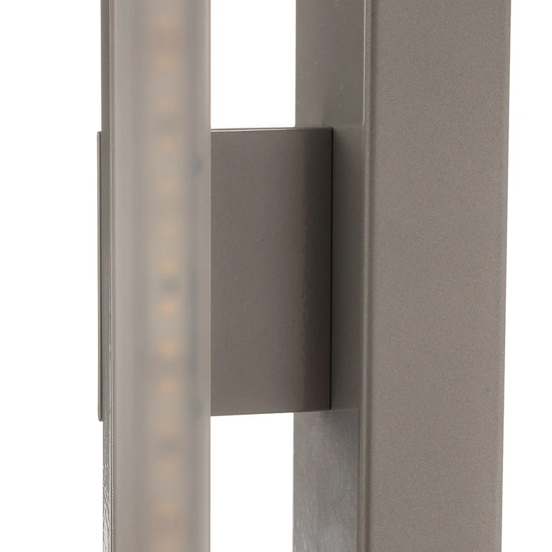 B-Ware Miroir Wandleuchte Wandlampe LED Aluminium Weiss Kunststoff 40 cm Universalwe912