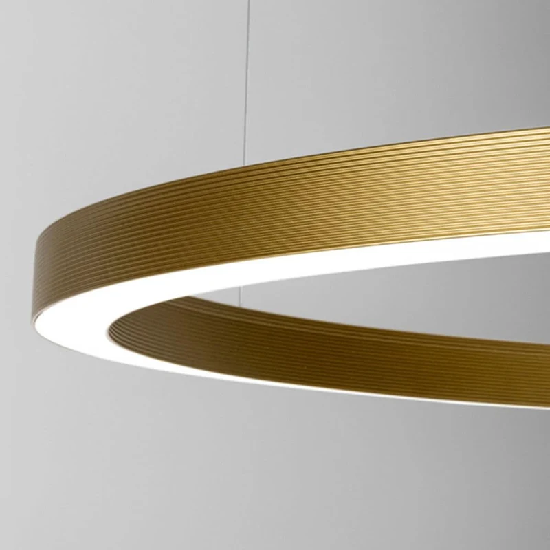 Panzeri Brooklyn Halb-Ring LED-Pendelleuchte