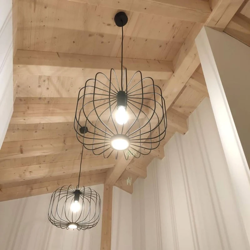 s.luce Rooms L direkt & indirekte Gitter-Hängeleuchte Ø 48cm