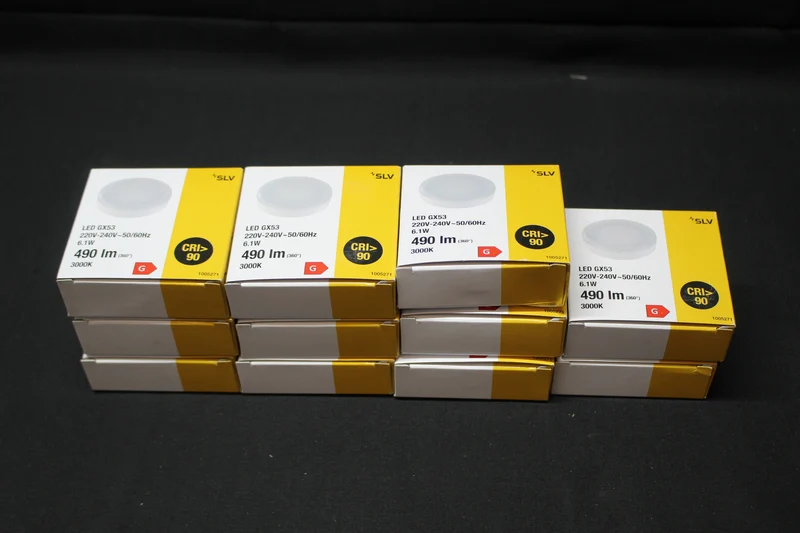 B-Ware SLV 1005271 TCR TSE GX53 LED Leuchtmittel Lampe GX53 Milchig 6W 3000K 11 STÜCK