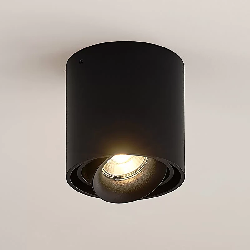 B-Ware Arcchio Walza Downlight GU10 schwarz Leuchte Lampe Deckenleuchte Deckenlampe